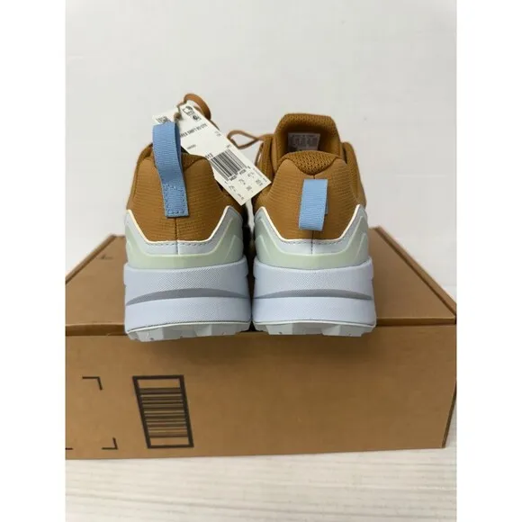 -1052 Adidas Terrex Swift GTX, Brown/Blue, Hiking Boots-US 9 Womens