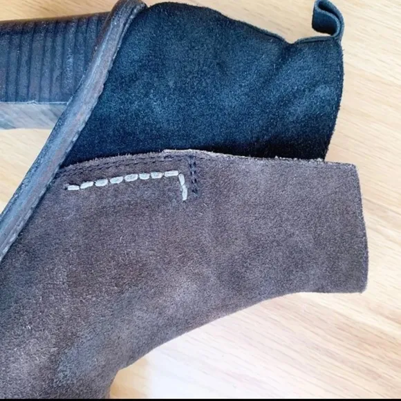 - 𝅺ANTHROPOLOGIE Holding Horses beatrice distressed Suede ankle boots sz 9…