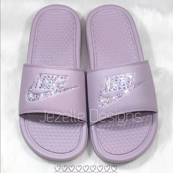 💎 Bling Nike Slides