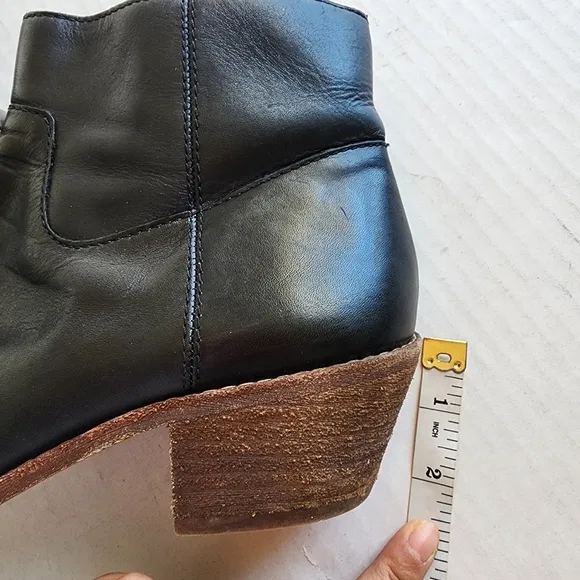 🌸  Madewell | Leather Ankle Boots, size 9, Black