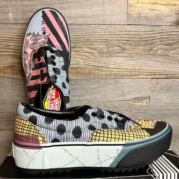 🆕 NWT Vans x🎄🎃 Nightmare Before Xmas Era Stacked Platform, Men 8