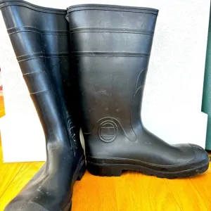 🦺 Steel Toe Rubber Work Boots - size 13​​