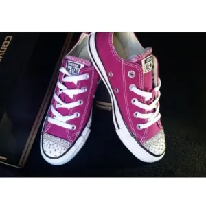 🆕 Women's Converse With Swarovski Details