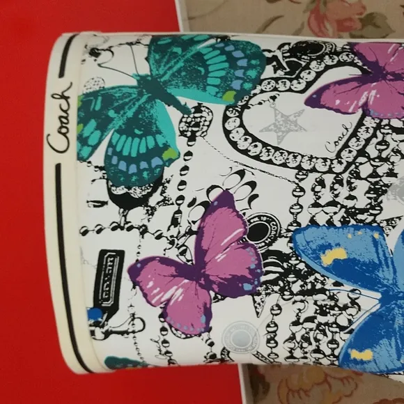 #11 N COACH Ursula Jewel Butterfly Rainboots. NIB = NWT