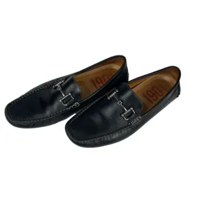 1901 Mens US 11 M  06516 Loafer Black‎ Leather Slip-On Shoes.