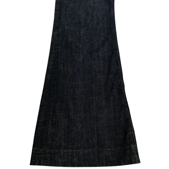 $238 CITIZENS OF HUMANITY Hutton Mid-Rise Wide Leg Dark Wash Jean Sz 28