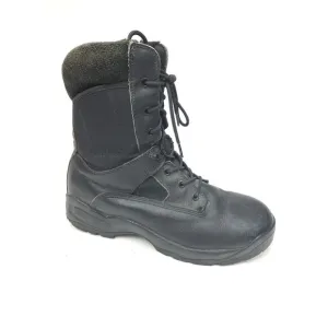 511 Atac Black Leather Tactical Series 8&quot; Military Work Boots Side Zip Mens 14