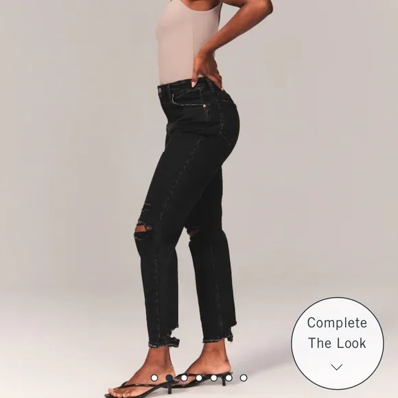 A&amp;F Curve Love Ultra High Rise Ankle Straight Jean “26 Regular”