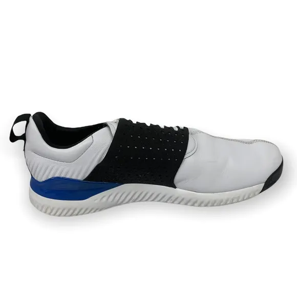 Adidas Adicross Bounce Men's White Blue Golf Athletic Shoes #F33752 Size US 13