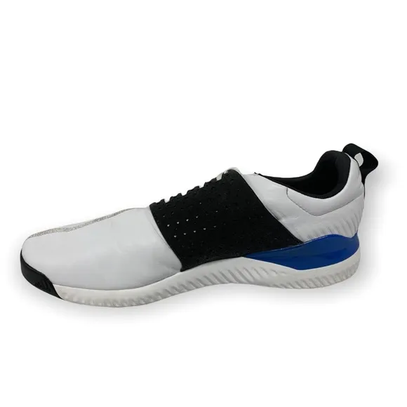 Adidas Adicross Bounce Men's White Blue Golf Athletic Shoes #F33752 Size US 13