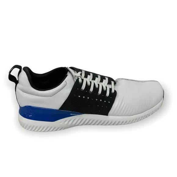 Adidas Adicross Bounce Men's White Blue Golf Athletic Shoes #F33752 Size US 13