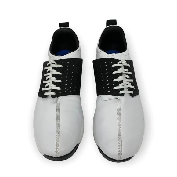 Adidas Adicross Bounce Men's White Blue Golf Athletic Shoes #F33752 Size US 13