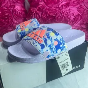 Adidas Adilette‎ Slides Sandals for Girls Size 6 Neon,Women 9