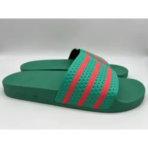 Adidas Adilette Slides Sandals Hi-Res Green Semi Turbo GY3735 Men's Size 12