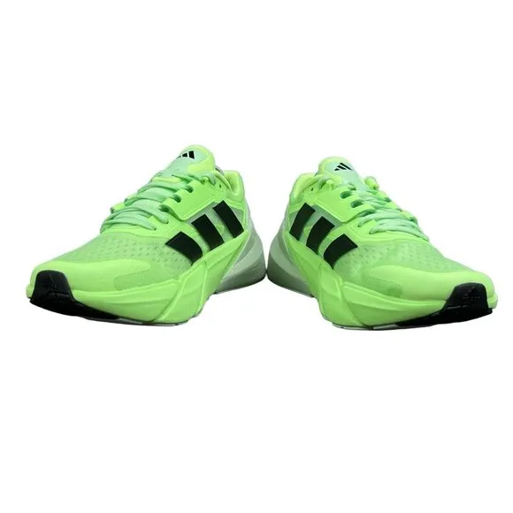 Adidas Adistar 2 M Semi Green Spark Black Running Shoes ID2808 Men's Sz 9 - 12.5