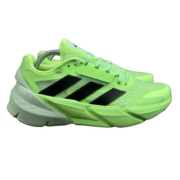 Adidas Adistar 2 M Semi Green Spark Black Running Shoes ID2808 Men's Sz 9 - 12.5
