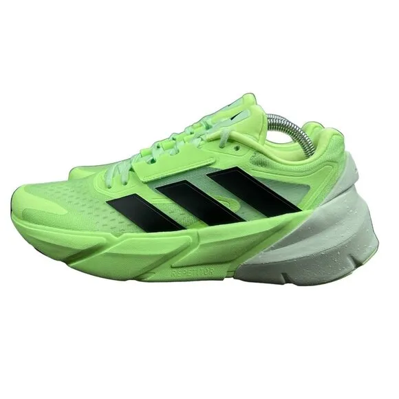 Adidas Adistar 2 M Semi Green Spark Black Running Shoes ID2808 Men's Sz 9 - 12.5