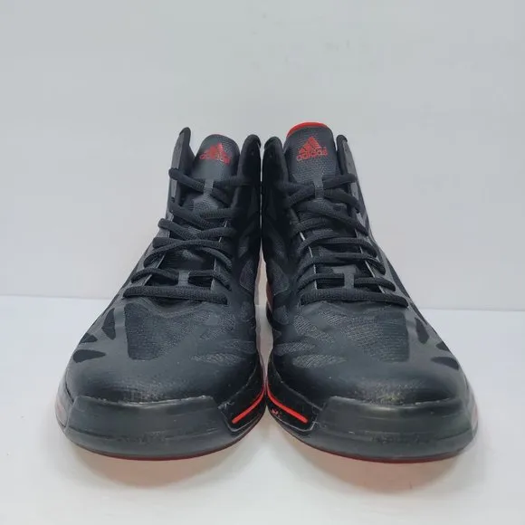 Adidas AdiZero 2012 Men's Black Red Basketball Athletic Shoes G59431 US Size 15