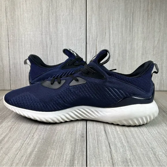 Adidas AlphaBounce Navy Blue Athletic Sneaker Running Shoes Mens Size 14