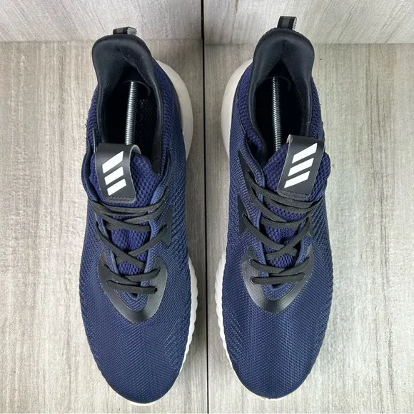 Adidas AlphaBounce Navy Blue Athletic Sneaker Running Shoes Mens Size 14