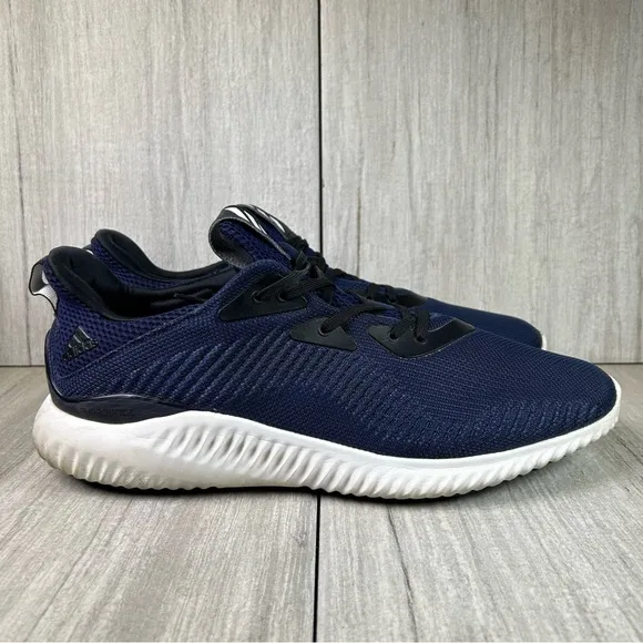 Adidas AlphaBounce Navy Blue Athletic Sneaker Running Shoes Mens Size 14