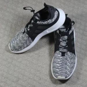 Adidas Black and White Athletic Sneakers