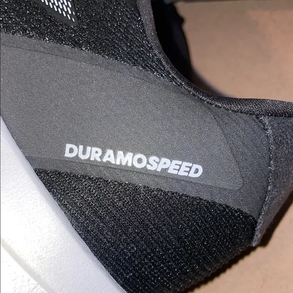 Adidas Black and White Running Shoes