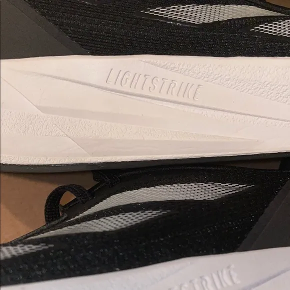 Adidas Black and White Running Shoes