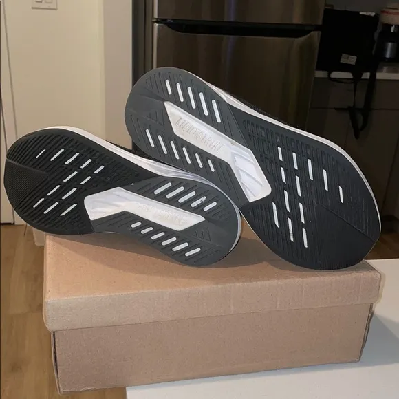 Adidas Black and White Running Shoes