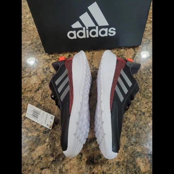 Adidas Black Tensaur Run K Athletic Running Shoes Youth Big Boys 6 GZ2665 New