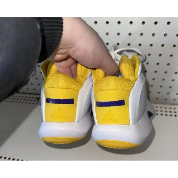 Adidas Crazy 1 Lakers Home 2022 Mens Athletic Basketball Shoes Size 10.5 GY8947