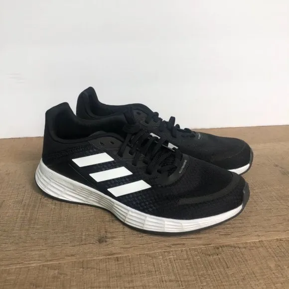 adidas Duramo SL GS Core Black Cloud White ATHLETIC SHOES Kids size 6 NEW