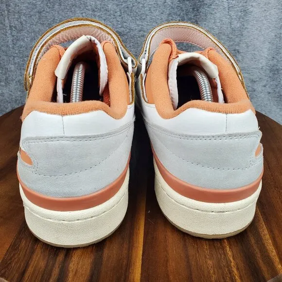 Adidas Forum 84 Low Shoes Men's 11.5 White Hazy Copper Leather Athletic Sneakers