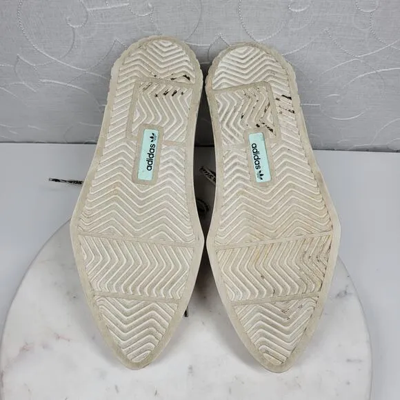 Adidas HyperSleek Womens 10 Off White Copper Metallic Platform Sneaker Shoe
