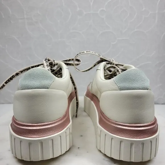 Adidas HyperSleek Womens 10 Off White Copper Metallic Platform Sneaker Shoe