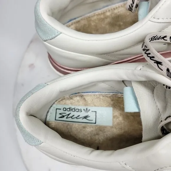Adidas HyperSleek Womens 10 Off White Copper Metallic Platform Sneaker Shoe