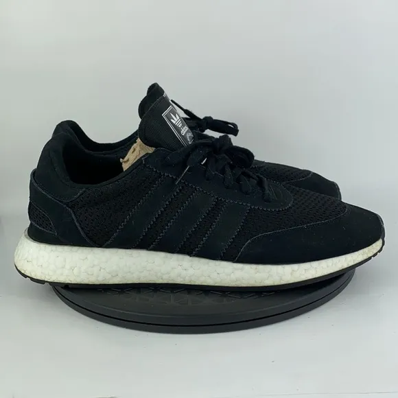 Adidas I-5923 Boost Black/White Athletic Running Shoes D96608 Men's Size 14