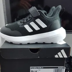 Adidas Kids FortaRun 3.0 Black and White Shoes