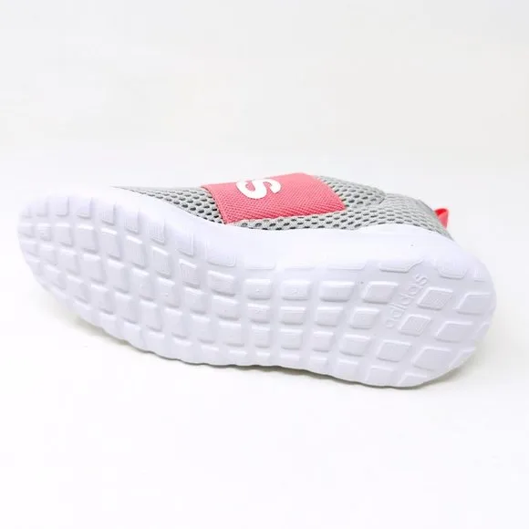 Adidas Lite Racer Adapt 4.0 K Gray Pink Kids Youth Running Shoes Q47209