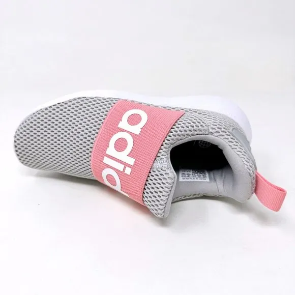 Adidas Lite Racer Adapt 4.0 K Gray Pink Kids Youth Running Shoes Q47209