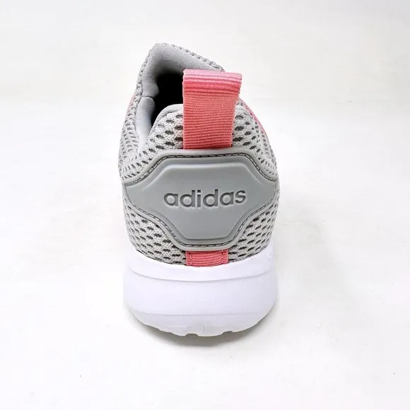 Adidas Lite Racer Adapt 4.0 K Gray Pink Kids Youth Running Shoes Q47209