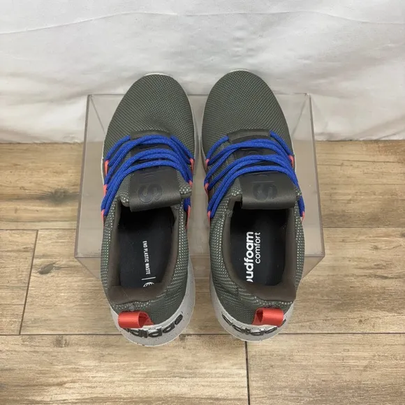 Adidas Lite Racer Adapt 5.0 Men Shoes Athletic Sneaker Olive Running Sz 12