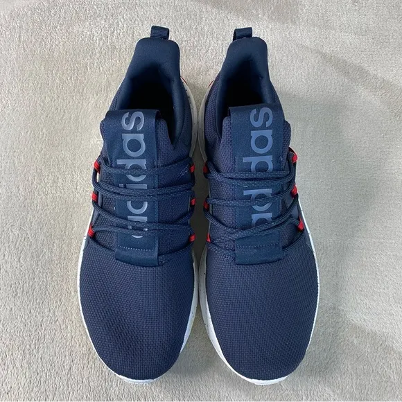 Adidas Lite Racer Slip On Mens Sneakers Size 13 Blue White Cloudfoam NEW