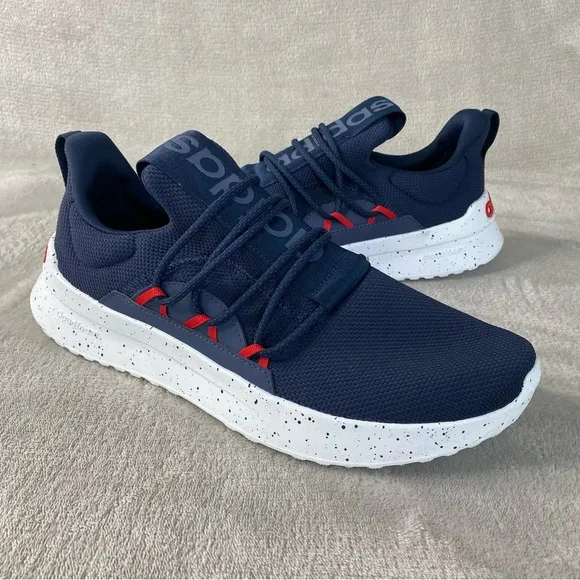 Adidas Lite Racer Slip On Mens Sneakers Size 13 Blue White Cloudfoam NEW