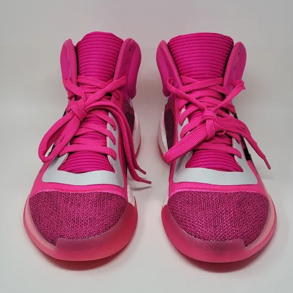 Adidas Marquee Boost Basketball Shoes Pink G28776 Men's Size 13.5 Pre-owned