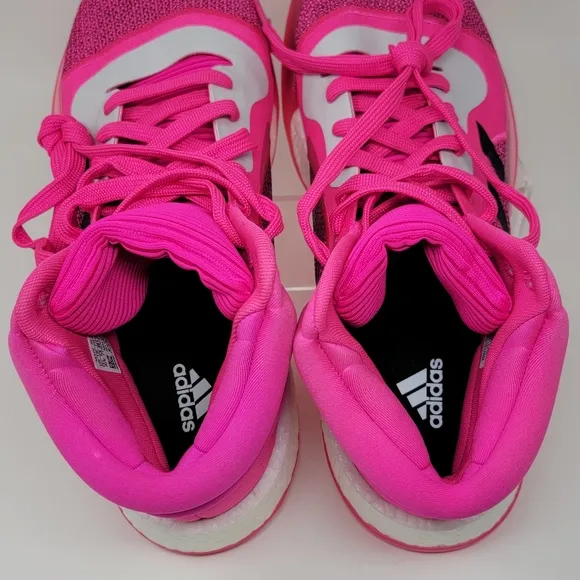 Adidas Marquee Boost Basketball Shoes Pink G28776 Men's Size 13.5 Pre-owned