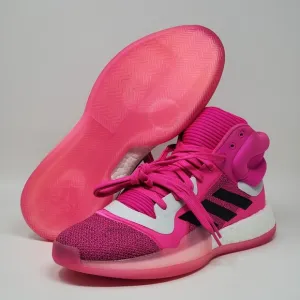 Adidas Marquee Boost Basketball Shoes Pink G28776 Men's Size 13.5 Pre-owned