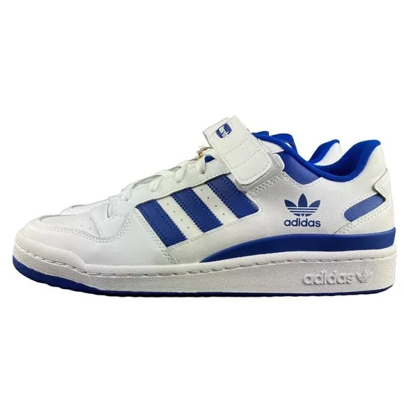 Adidas Men's Forum Low White Royal Blue Shoes FY7756 Sizes 8 - 13