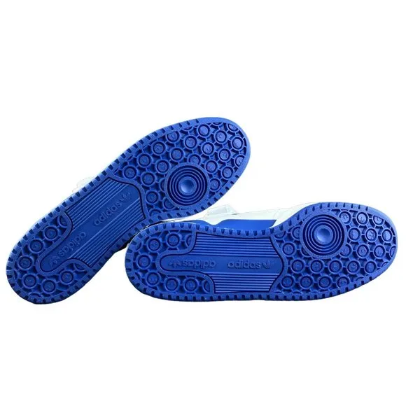 Adidas Men's Forum Low White Royal Blue Shoes FY7756 Sizes 8 - 13