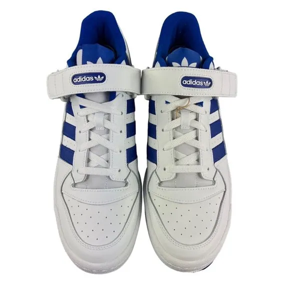 Adidas Men's Forum Low White Royal Blue Shoes FY7756 Sizes 8 - 13